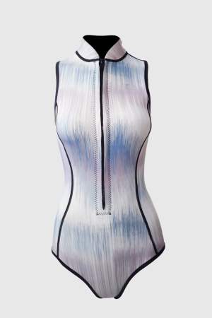 2mm金典系列无袖比基尼湿衣 幻彩色